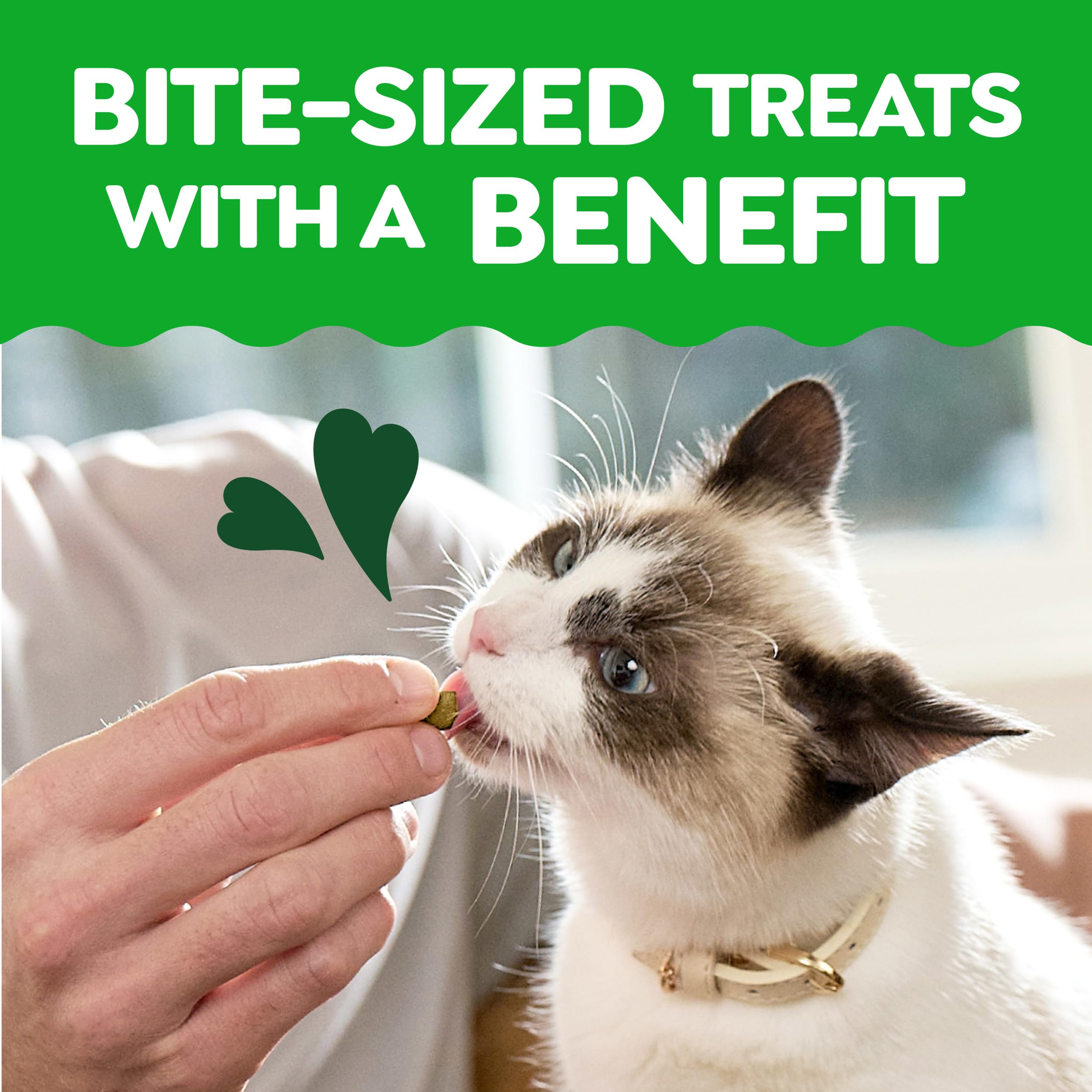 Greenies Cat Treats, Feline Smartbites, Skin & Fur Health, Crunchy and Soft Cat Treats, Salmon Flavor, 2.1 oz. Pack - Image 6