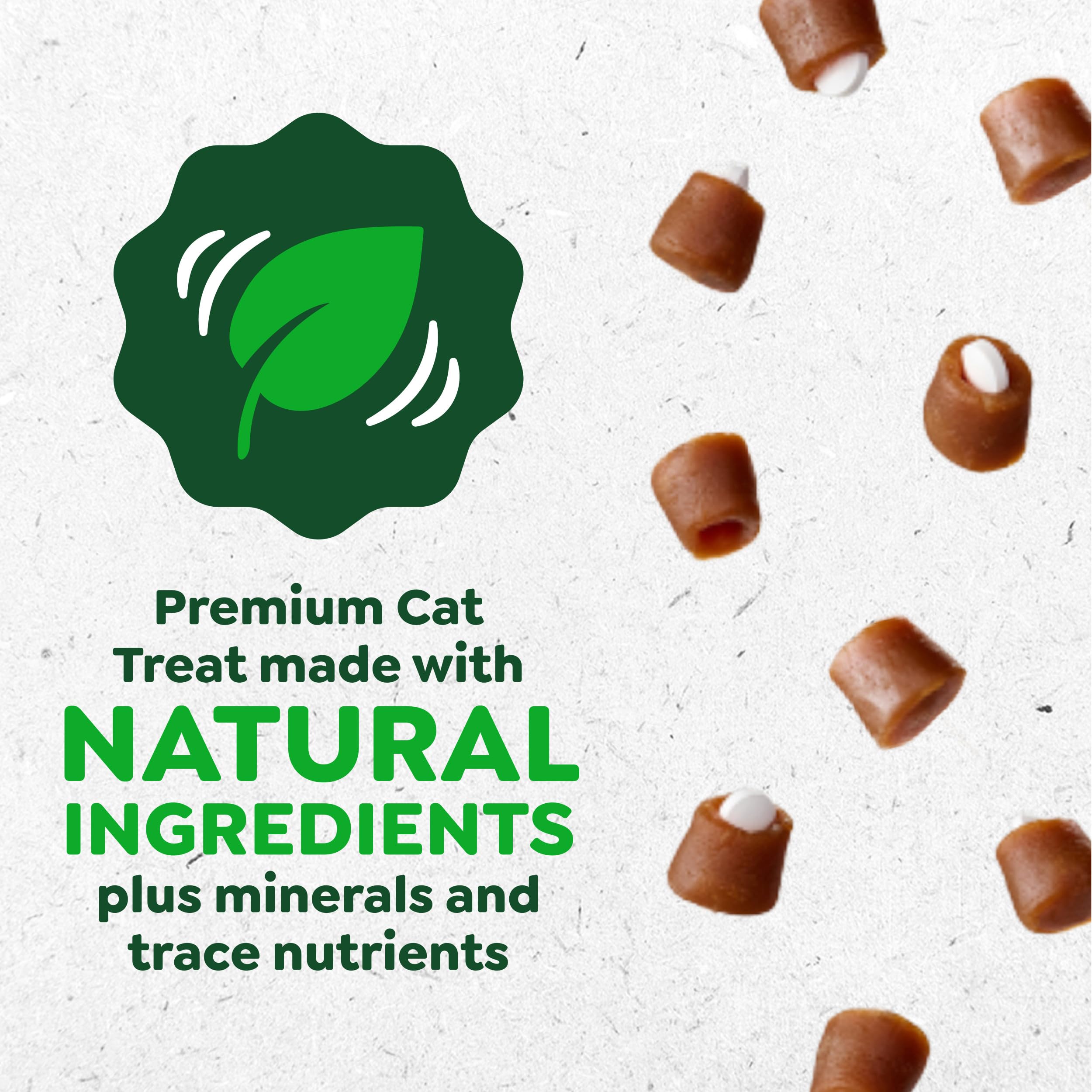 Greenies Feline Pill Pockets for Cats Natural Soft Cat Treats, Catnip Flavor, 1.6 oz. Pouch (45 Treats) - Image 4