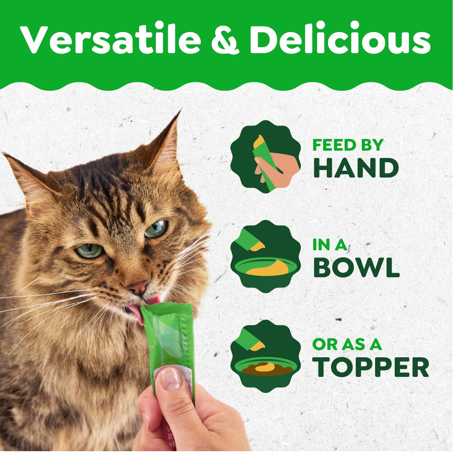 Greenies Feline Smart Purees Skin & Fur Health Lickable Cat Treats with Real Salmon, 0.49 oz. Tubes, 20 Count - Image 4