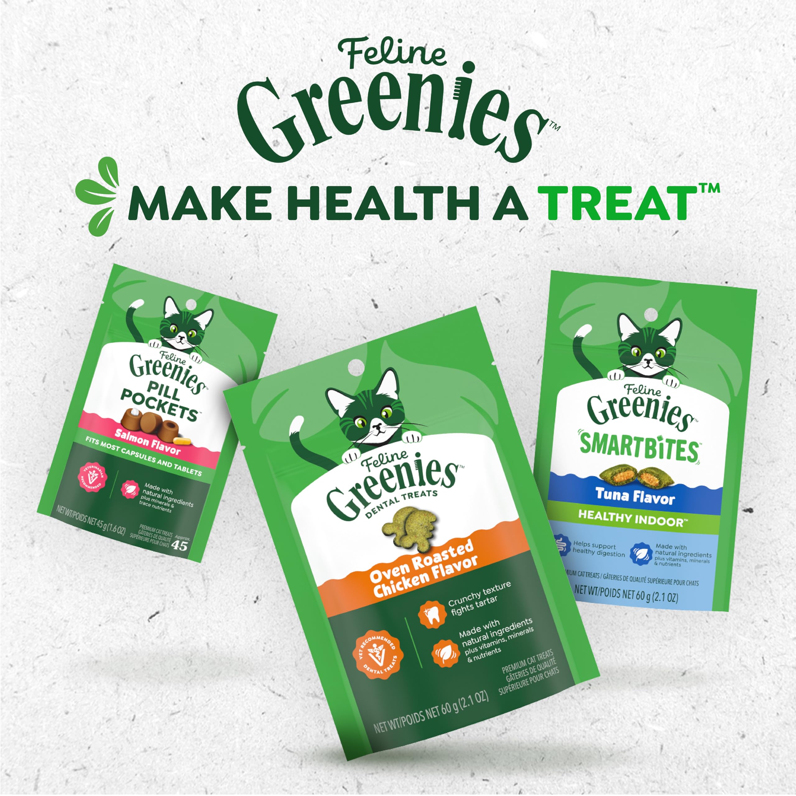 Greenies Feline Smartbites Kitten Treats, Chicken Flavor, 2.1 oz. Pouch - Image 9