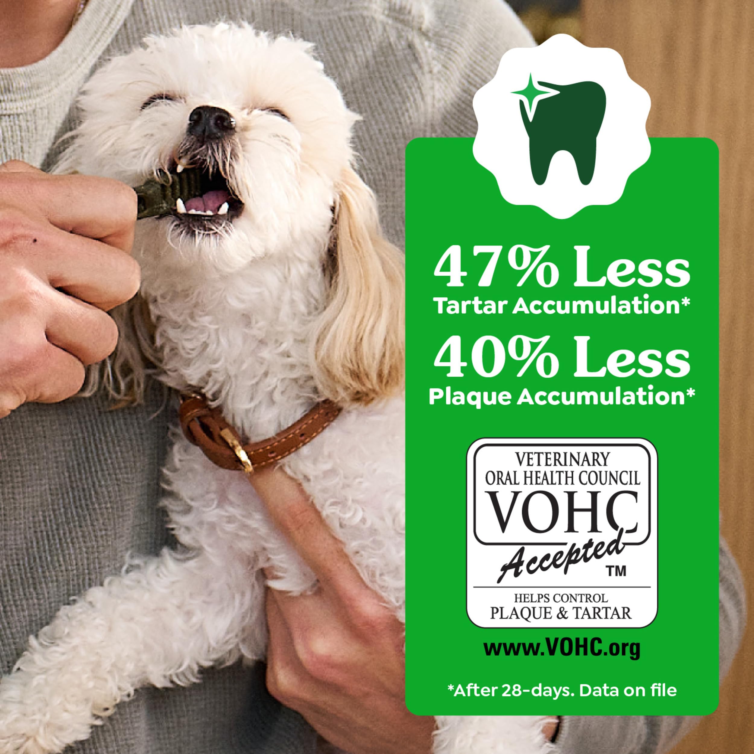 Greenies Veterinarian-Recommended Natural Dental Dog Treats Teenie Size, Original Flavor, 18 oz. Pack, 65 Count - Image 6