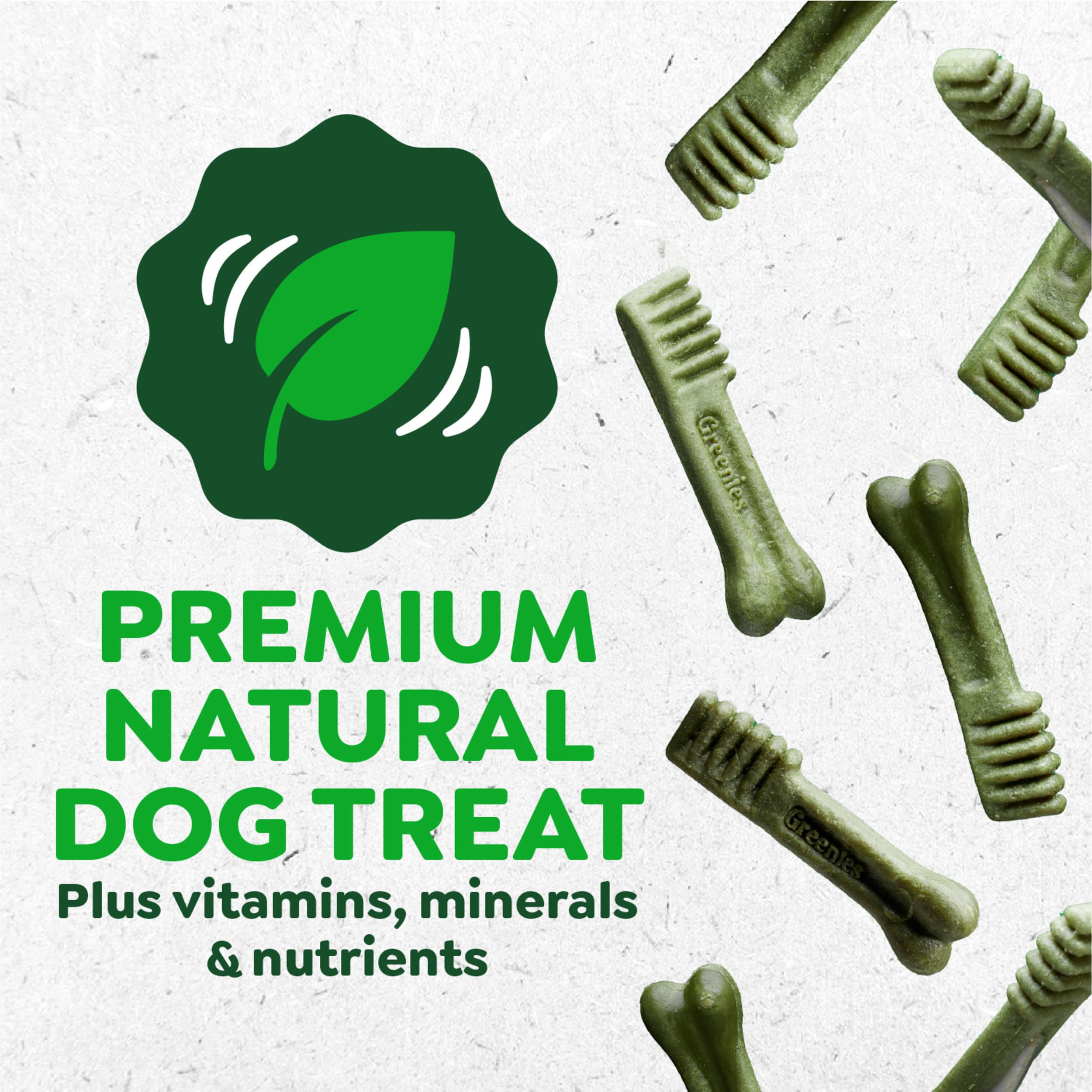 Greenies Veterinarian-Recommended Natural Dental Dog Treats Teenie Size, Original Flavor, 18 oz. Pack, 65 Count - Image 7